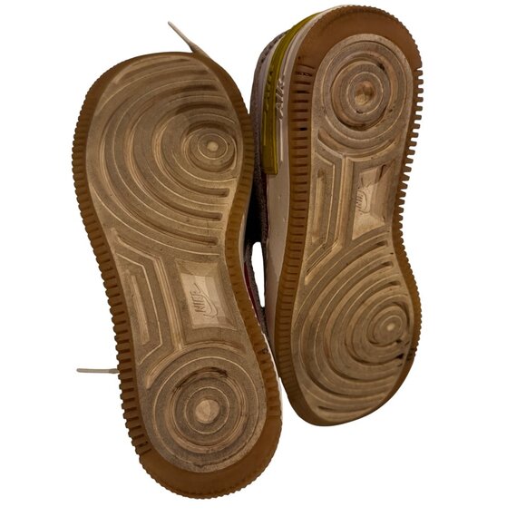 Nike Air Force 1 Low ShadowMulti Print Houndstooth Sneakers Size 7.5 - Picture 7 of 10